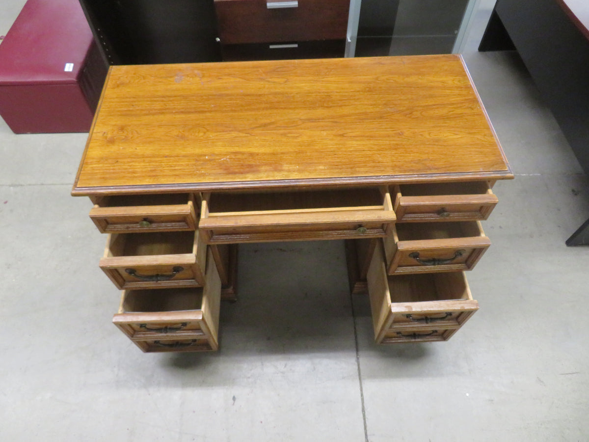 48"W Double Pedestal Desk