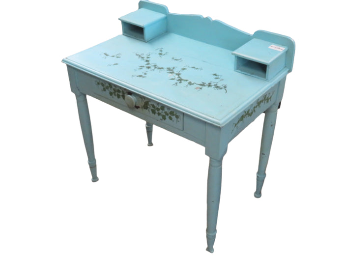 32"W Desk Painted in Blue