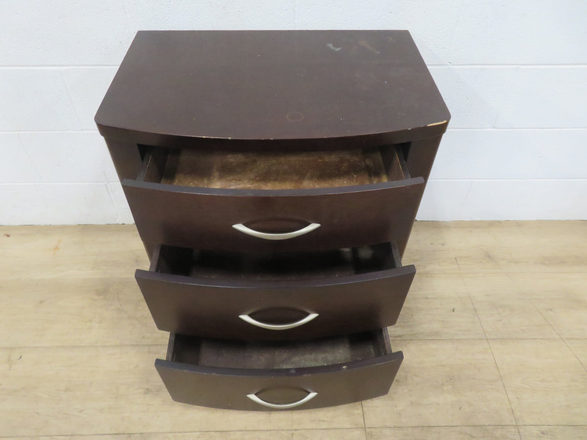 Three Drawer Side Table