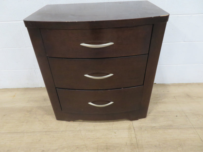 Three Drawer Side Table