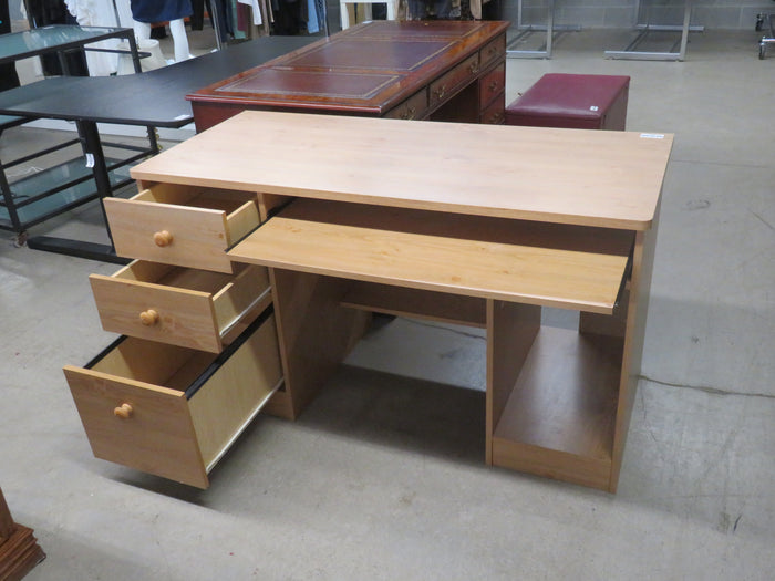 52.5"W Wood Computer Desk
