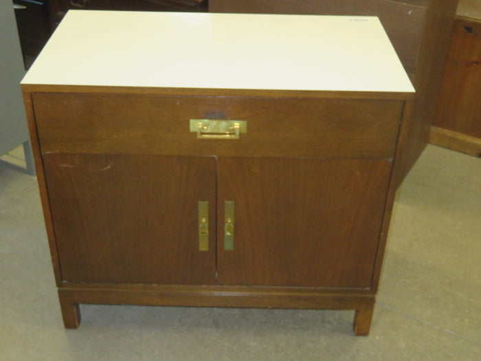 34"W Midcentury Bar Cabinet