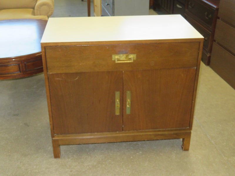 34"W Midcentury Bar Cabinet