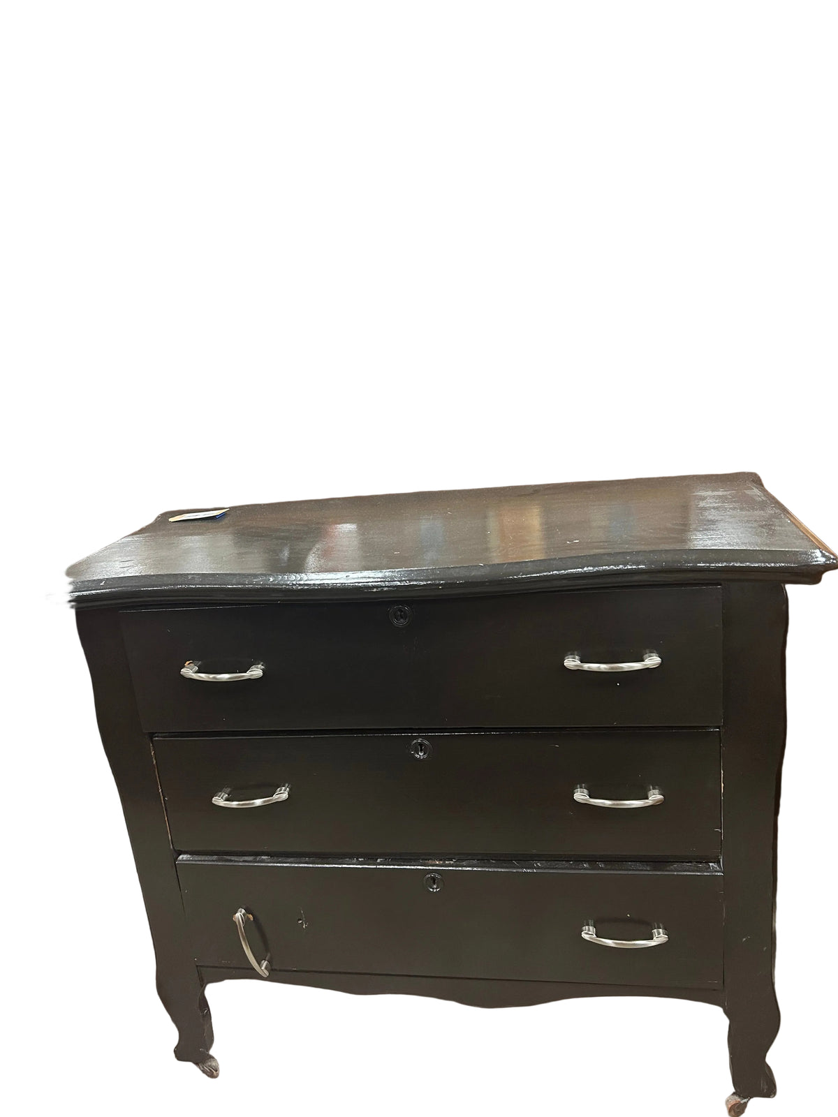 3-Drawer Empire-Style Chest of Drawers