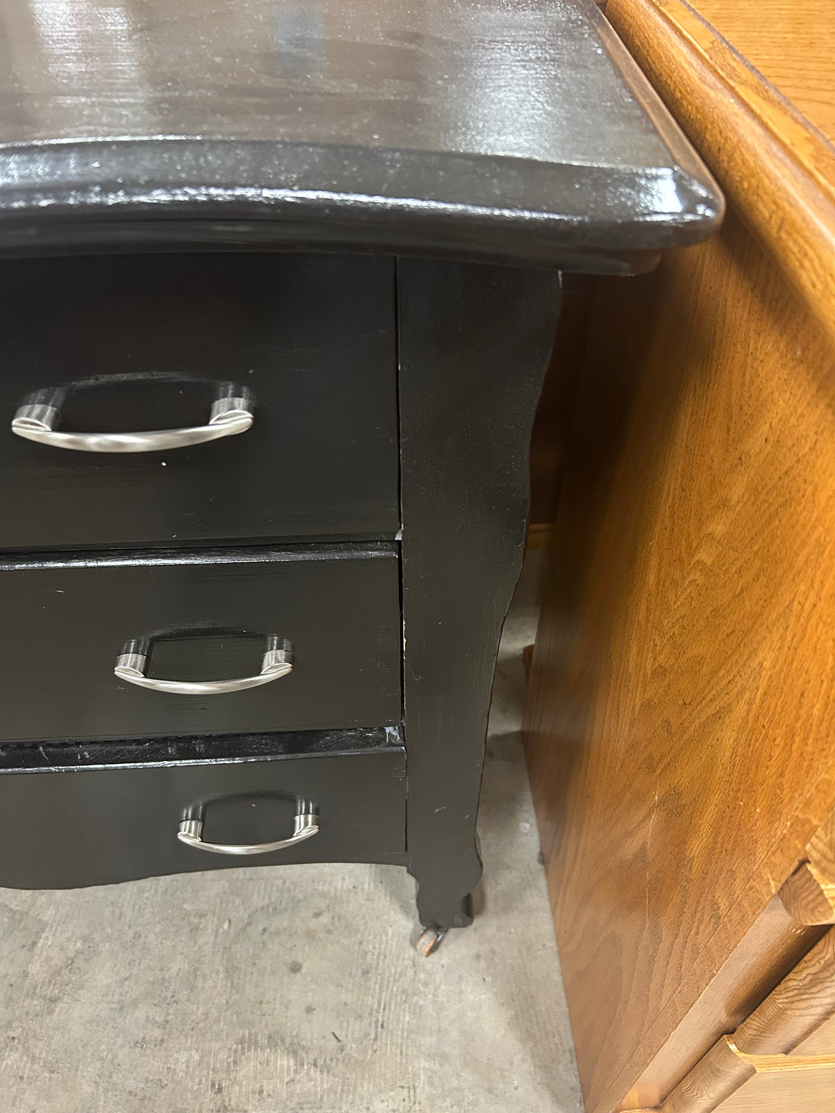 3-Drawer Empire-Style Chest of Drawers
