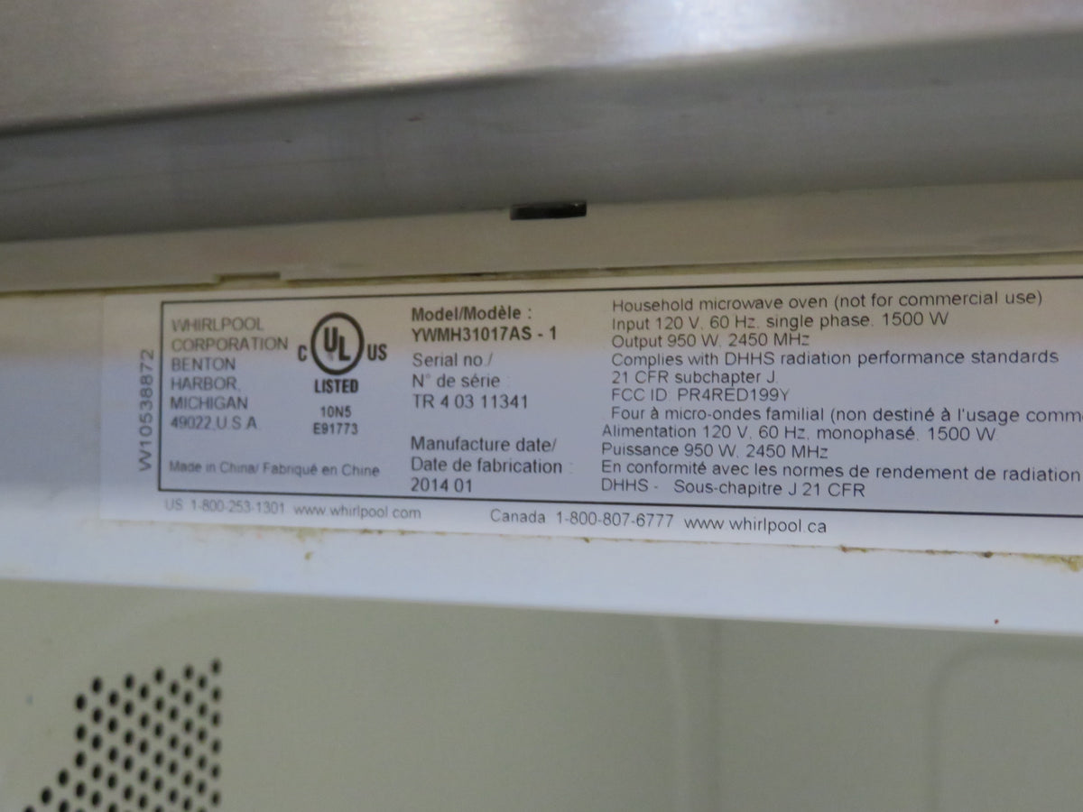 30"W Over The Range Hood Microwave
