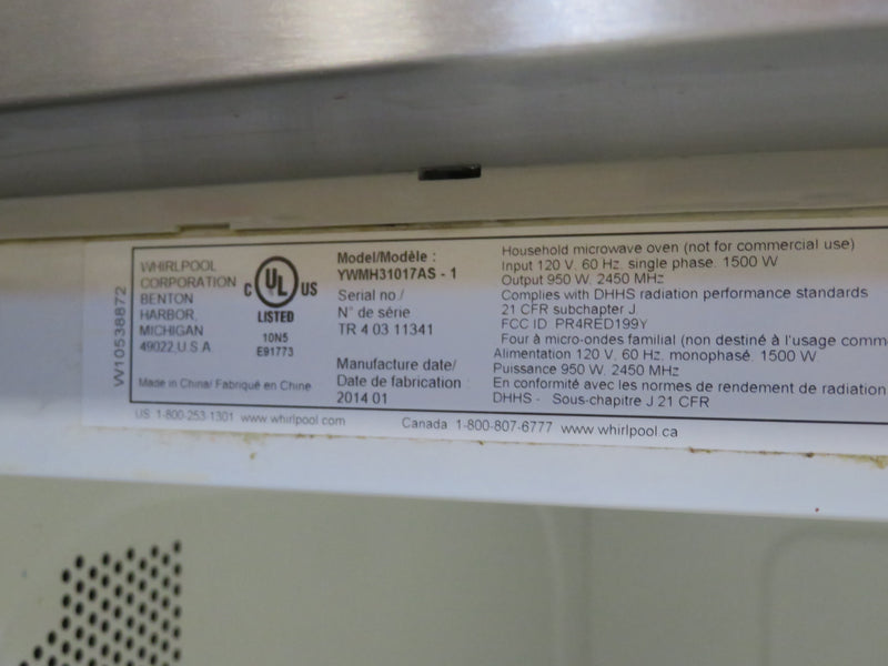 30"W Over The Range Hood Microwave