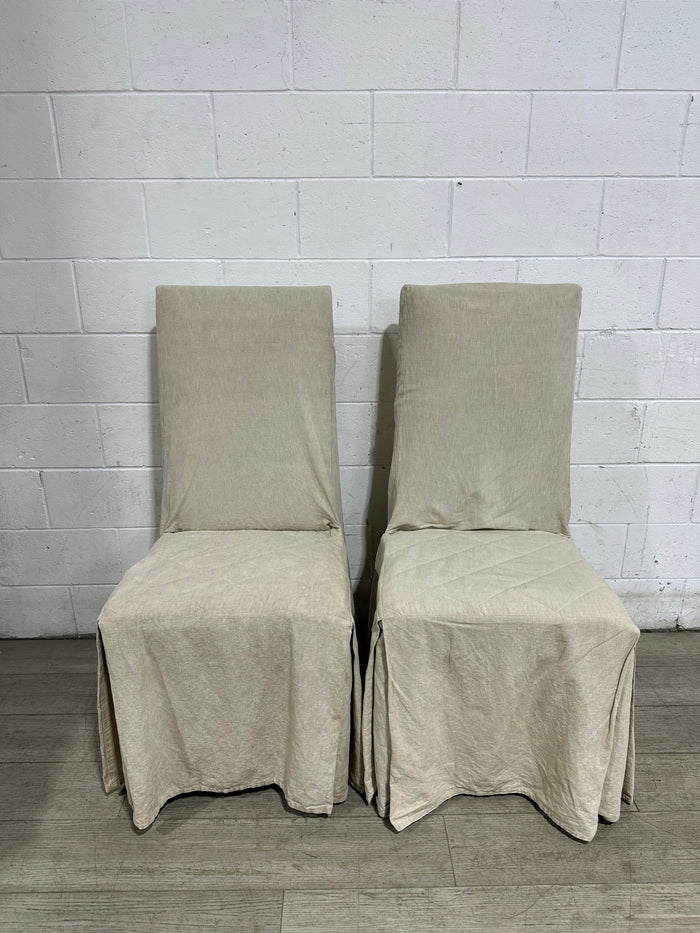 Pair of 2 Gray Dining Chair