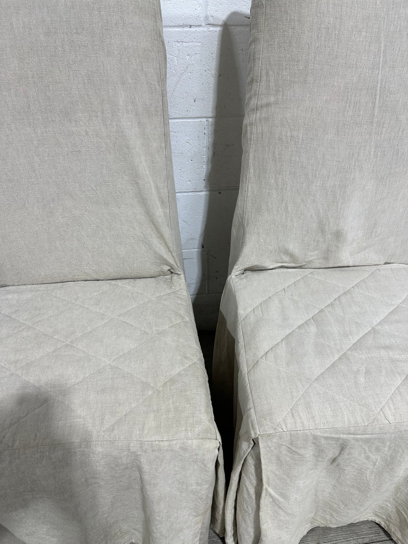 Pair of 2 Gray Dining Chair