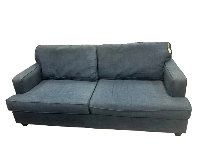 Blue Track Arm Sofa