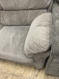 Grey Upholstered Loveseat