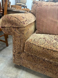 Traditional Paisley Print Sofa