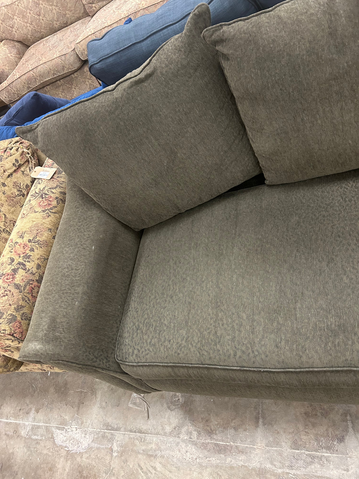Stationary 3-Seater Fabric Sofa