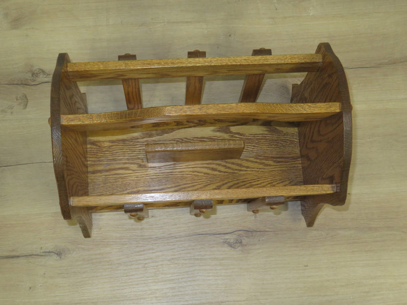 18"W, Vintage Wooden Magazine Rack