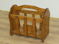 18"W, Vintage Wooden Magazine Rack