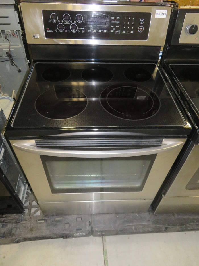 30"W, LG 4 Burner Electric Range