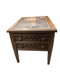 Vintage Mediterranean-Style End Table