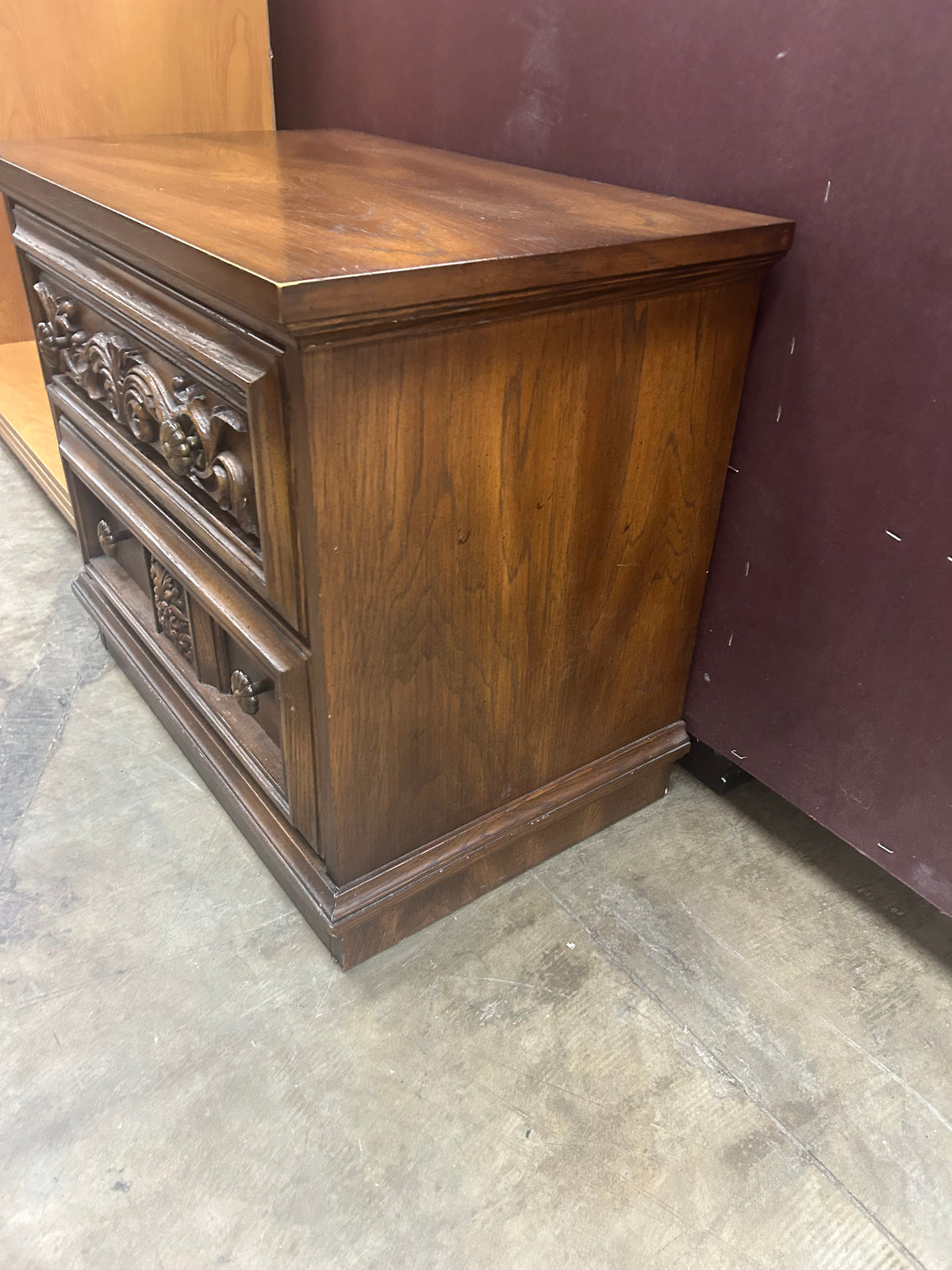 Vintage Wooden Nightstand