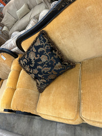 Traditional Vintage-Style Camelback Sofa