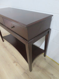 44.5"W Dark Wood Console Table