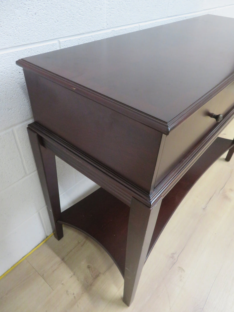 44.5"W Dark Wood Console Table