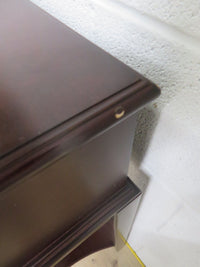 44.5"W Dark Wood Console Table