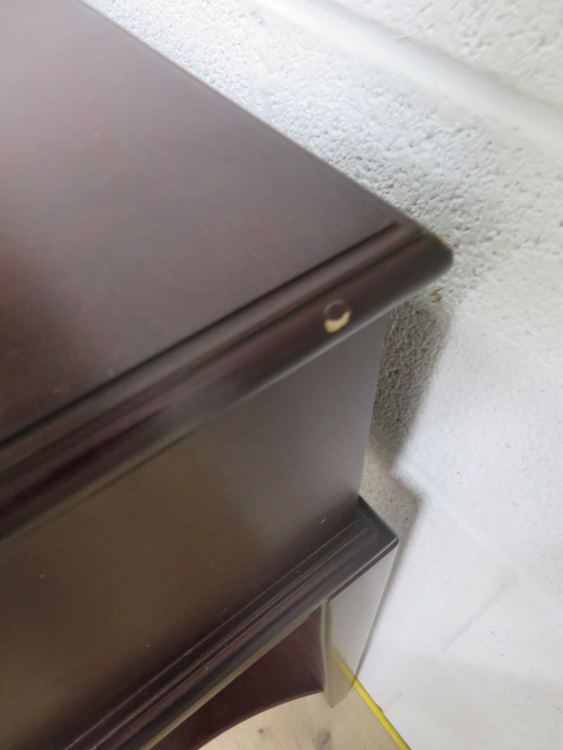 44.5"W Dark Wood Console Table