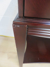 44.5"W Dark Wood Console Table