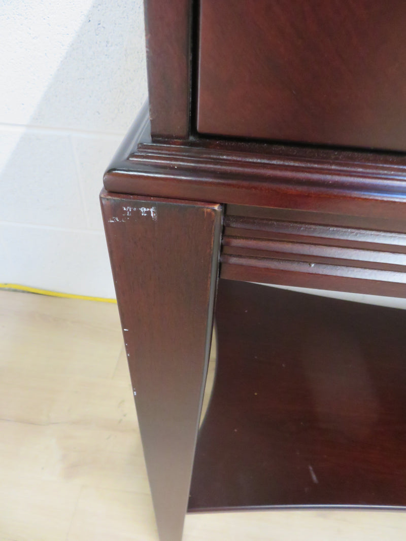 44.5"W Dark Wood Console Table