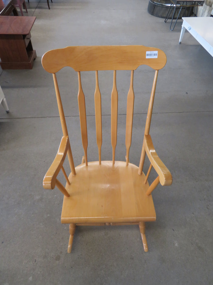 23"W Solid Wood Rocking Chair