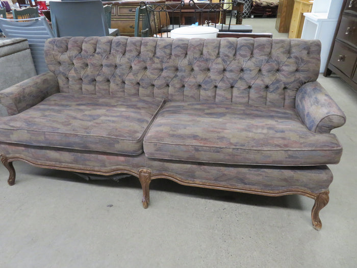 2-Seat Love Seat on Wooden Frame