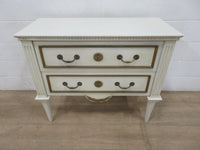 White and Gold Sideboard