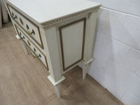 White and Gold Sideboard