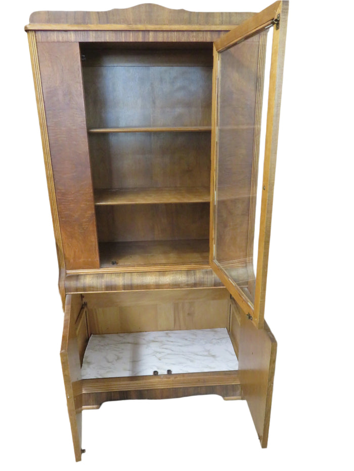 32" W Art Deco Style China Cabinet