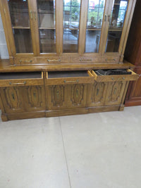 78"W 2-Piece Vintage Buffet/Hutch