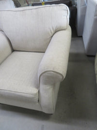 36"W Beige Armchair