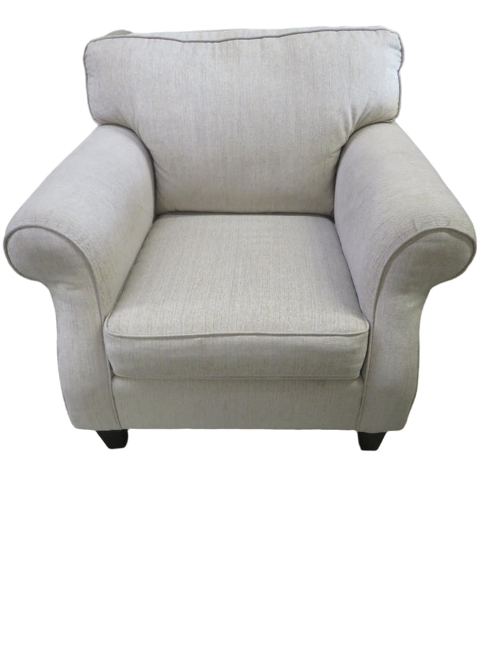 36"W Beige Armchair