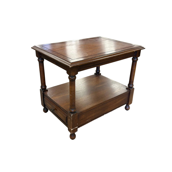 24 inch-Wood Side Table