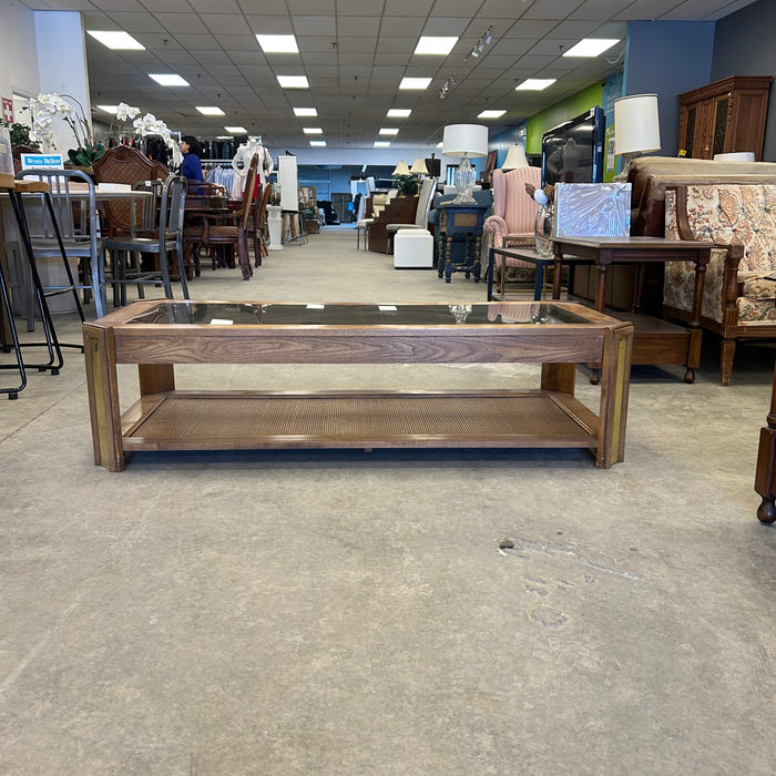 54-inch Glass Top Coffee Table