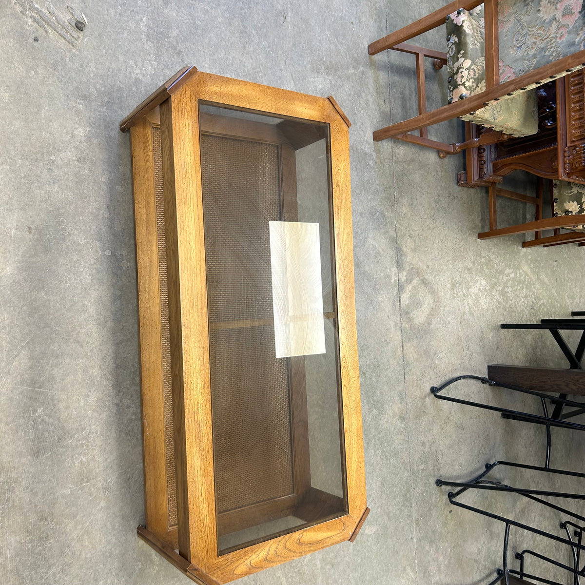 54-inch Glass Top Coffee Table