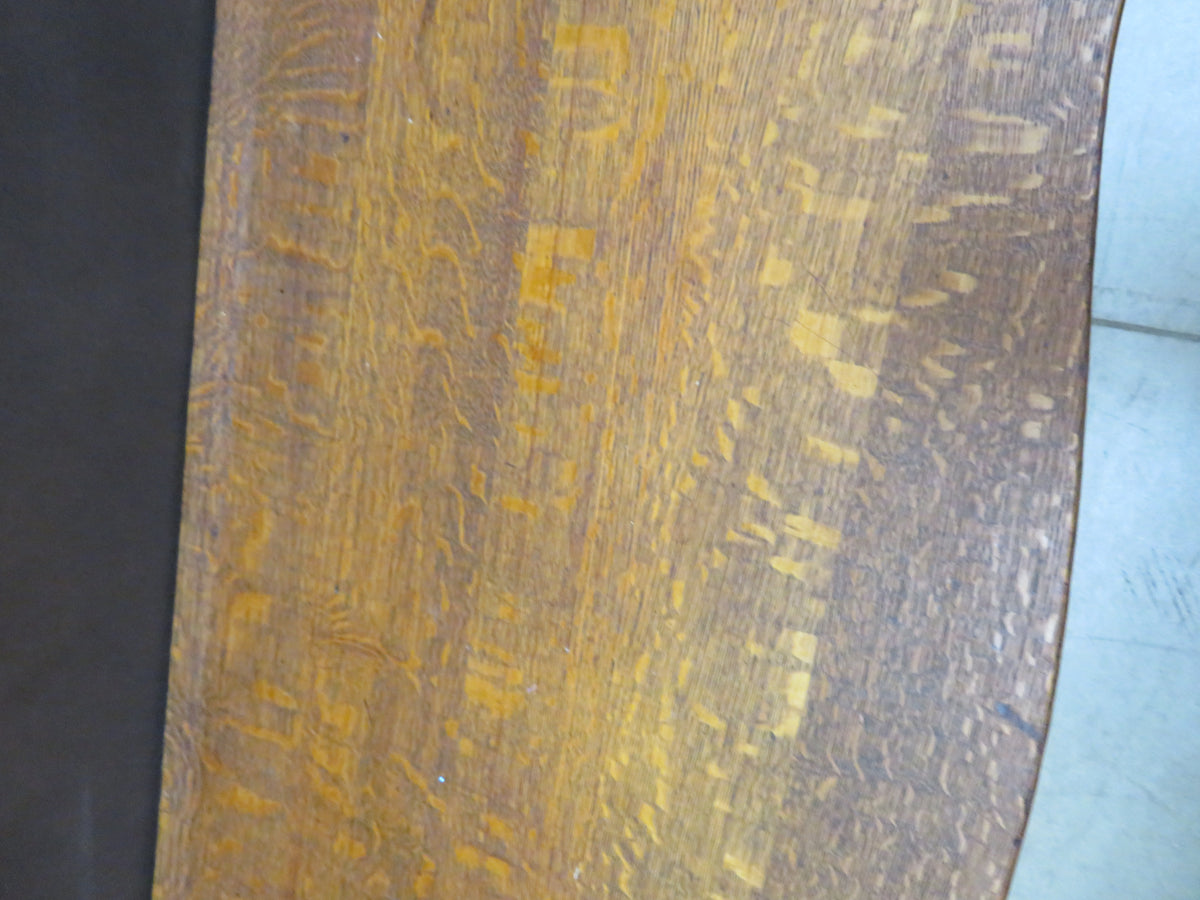 46"W 3-Drawer Oak Dresser on Casters