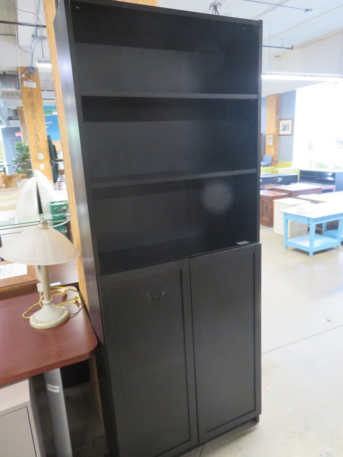 31.5"W Bookcase in Black
