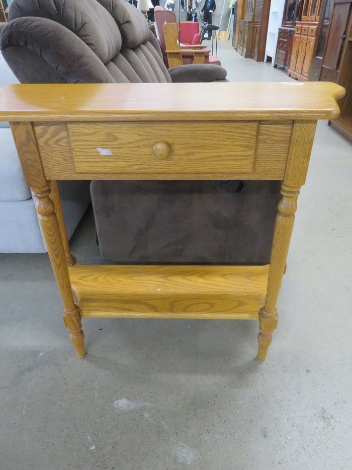 36"W Oak Console Table