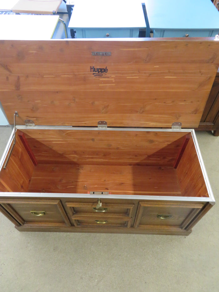 40"W Cedar Lined Chest with Faux Drawers