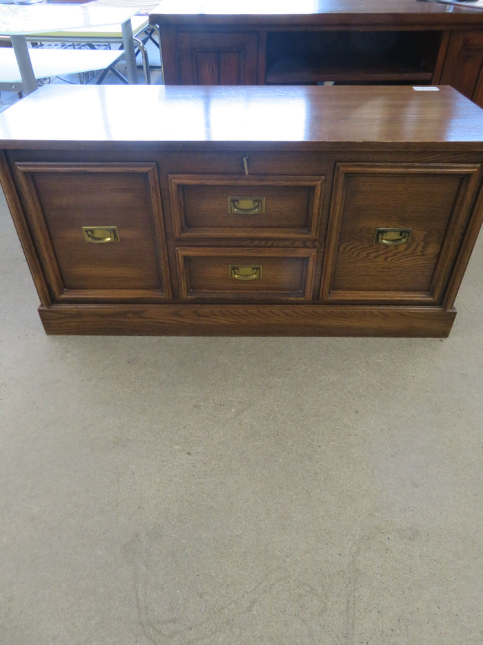 40"W Cedar Lined Chest with Faux Drawers