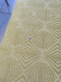 43"W Armchair in Green  Fabric