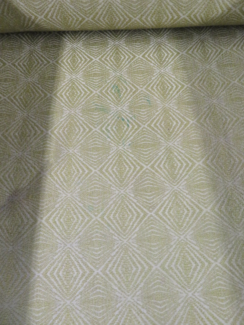 43"W Armchair in Green  Fabric