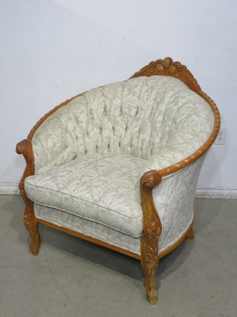 Floral Chaise Lounge Sofa Chair