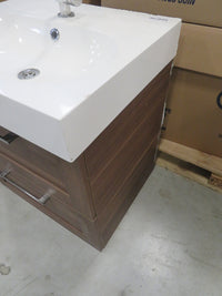 24"W Wall Mount Vanity with Two Drawers