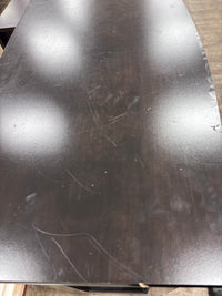 Black Wooden 8-Drawer Dresser